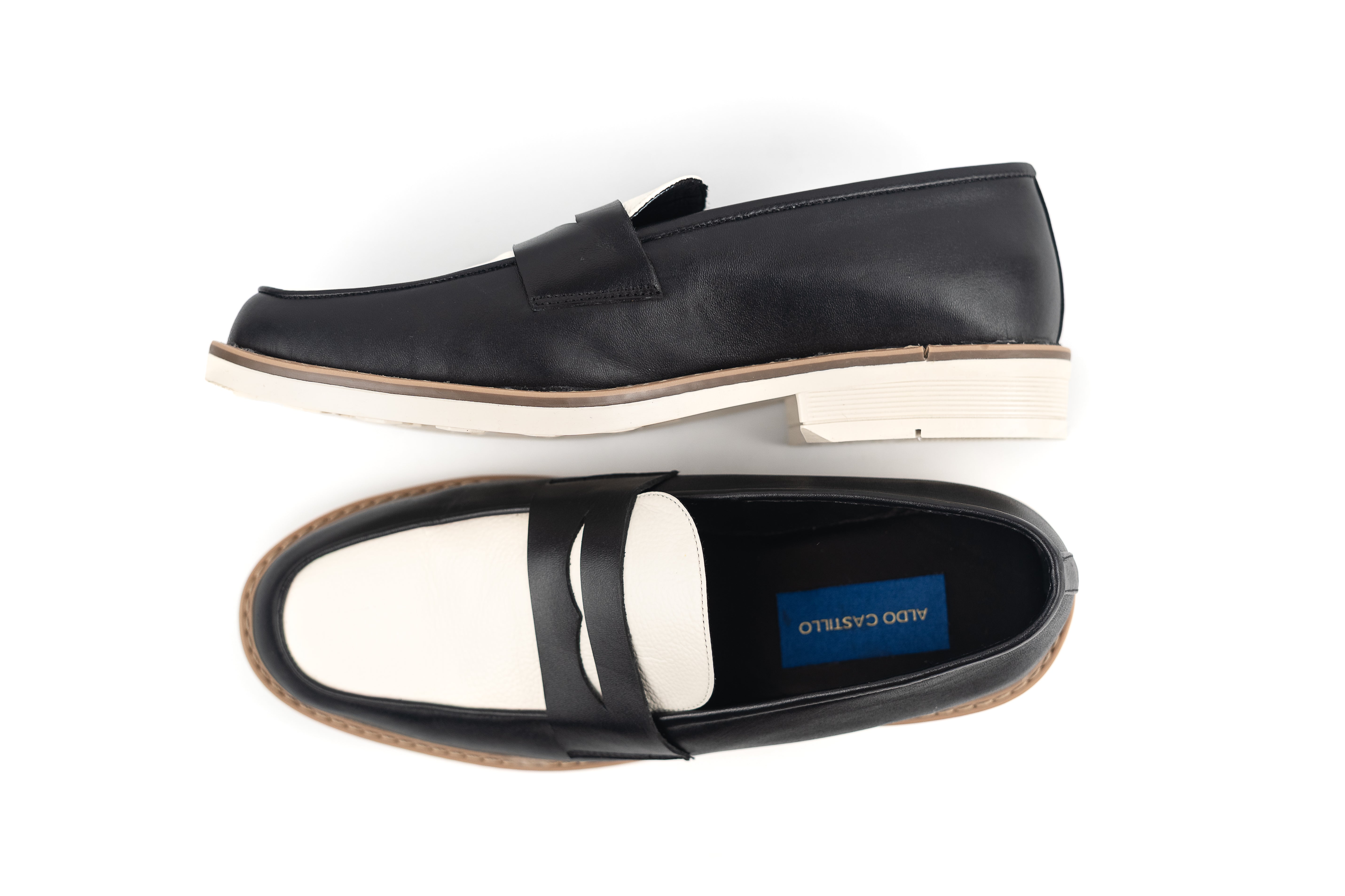 PENNY LOAFERS SUELA BLANCA