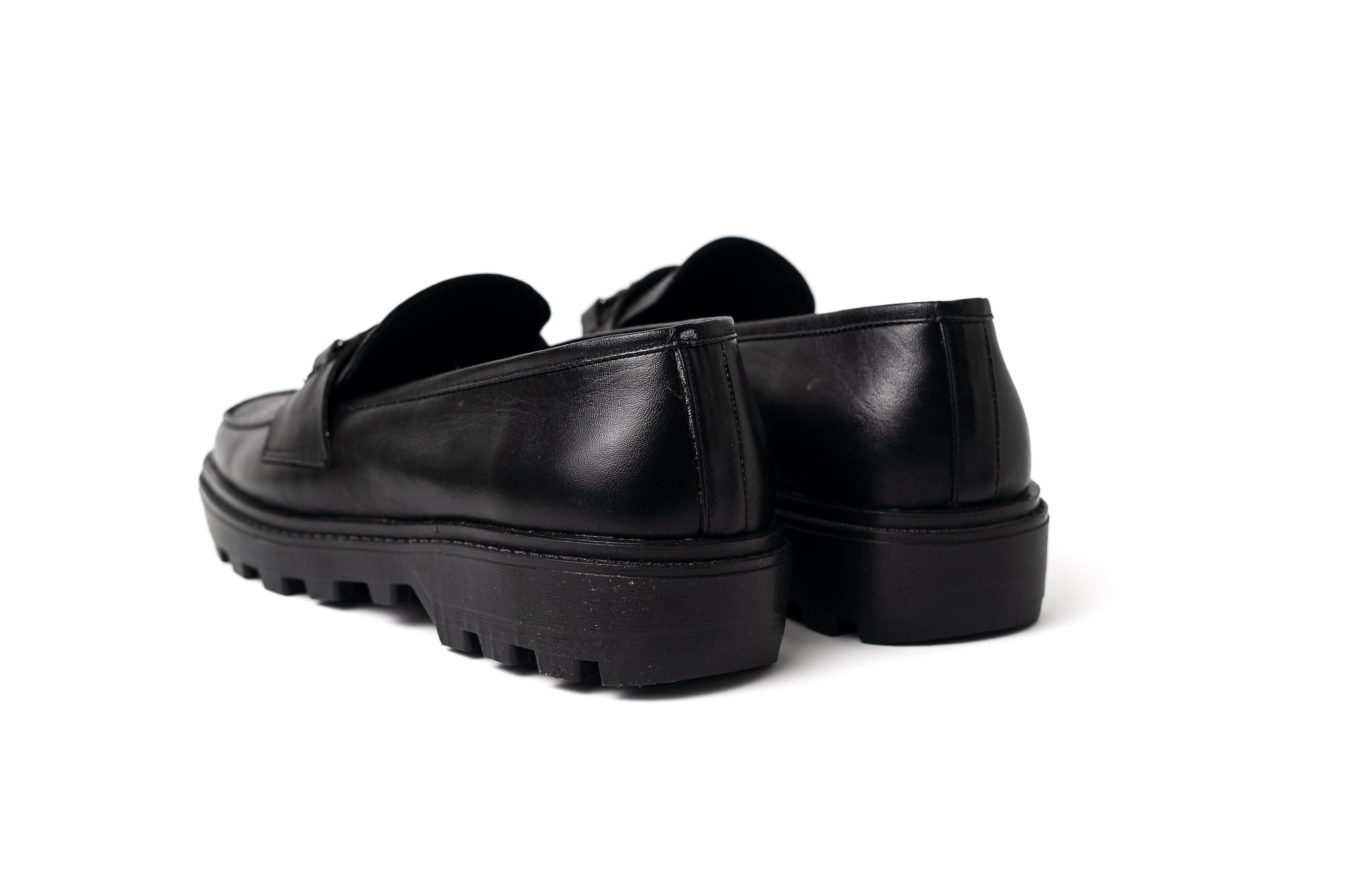 Mocasines Dublín Negro Hebilla Onix