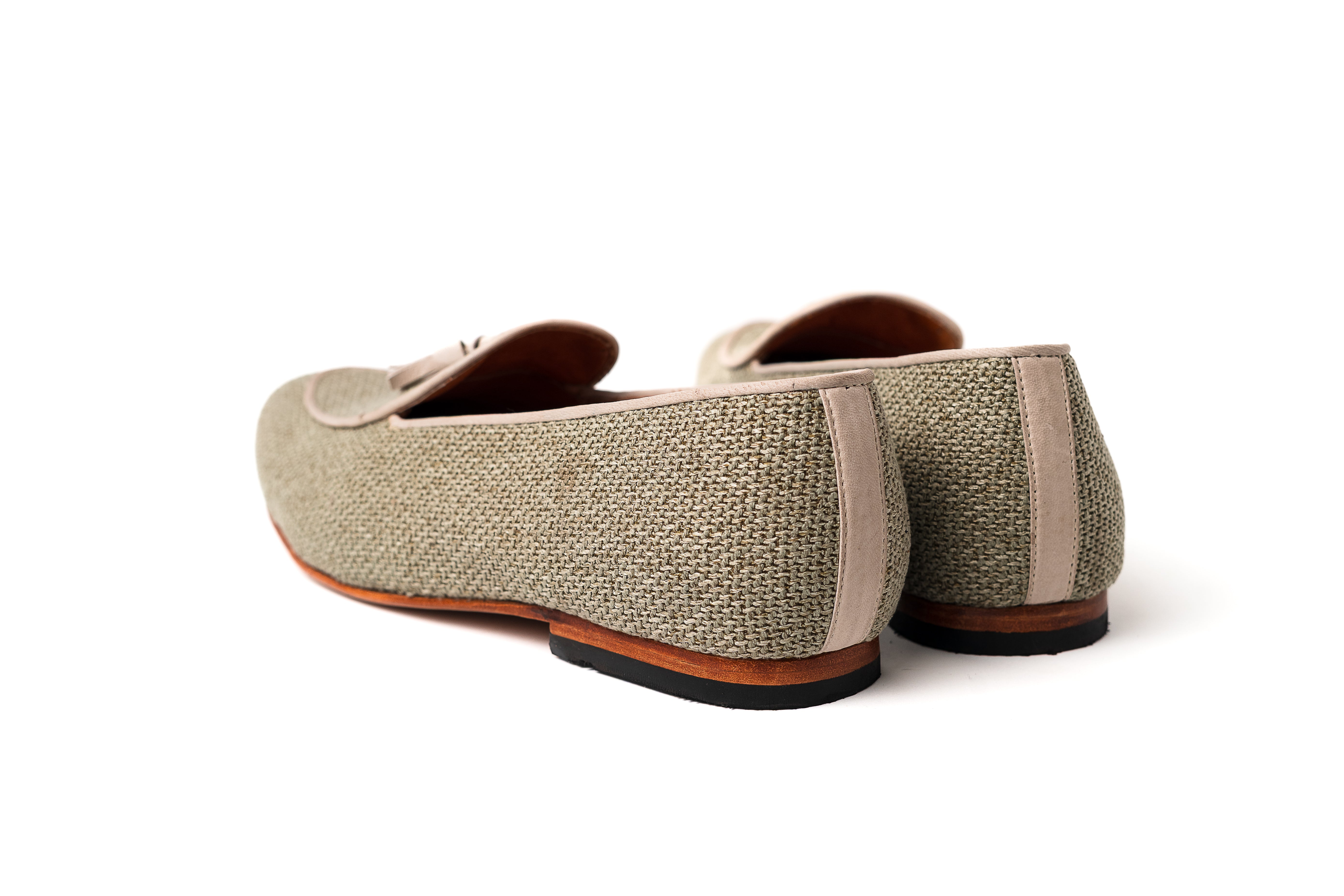 Loafers Rafia Verde Menta
