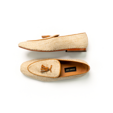 Cargar imagen en el visor de la galería, Loafers tela beige