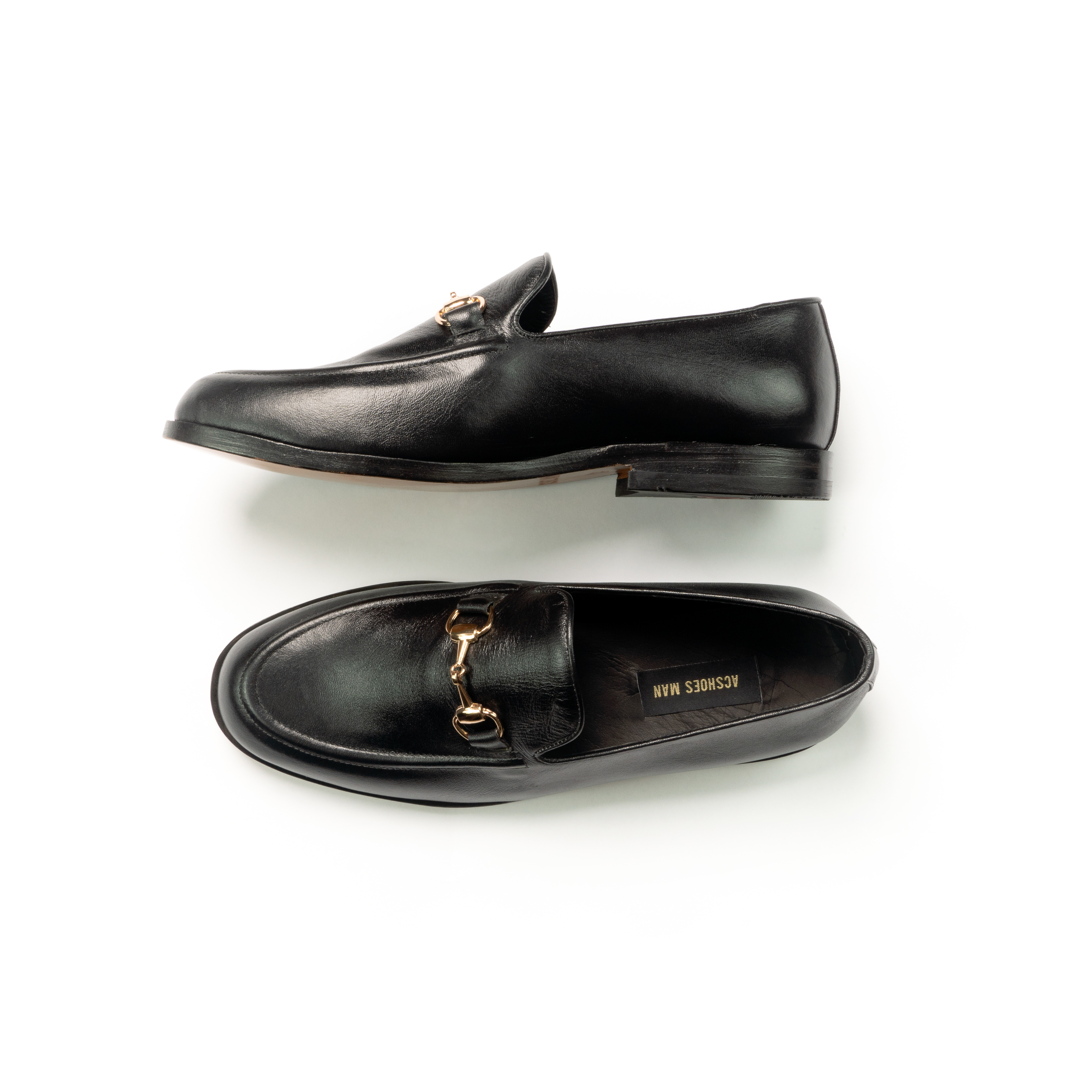 Penny loafers hebilla dorada