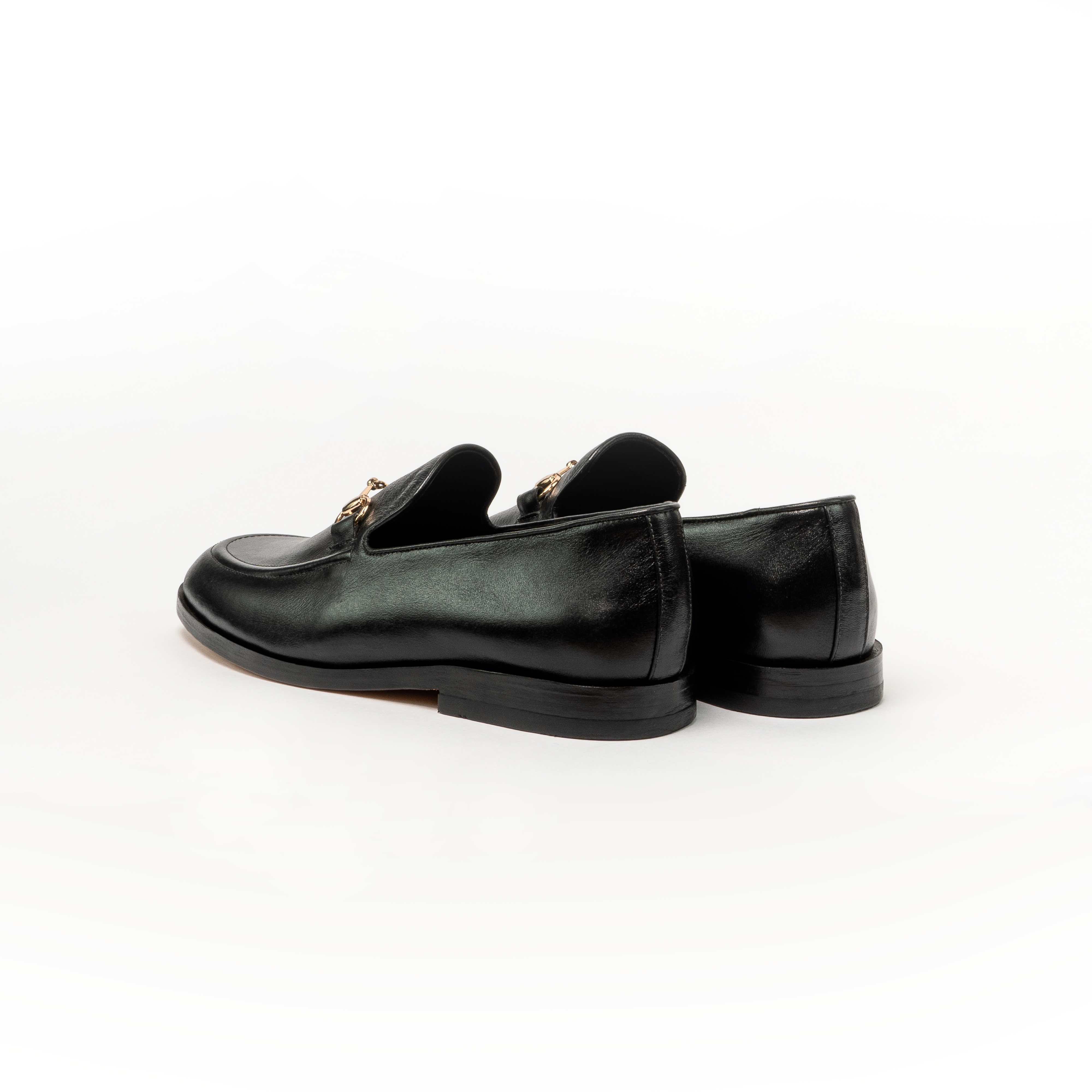 Penny loafers hebilla dorada