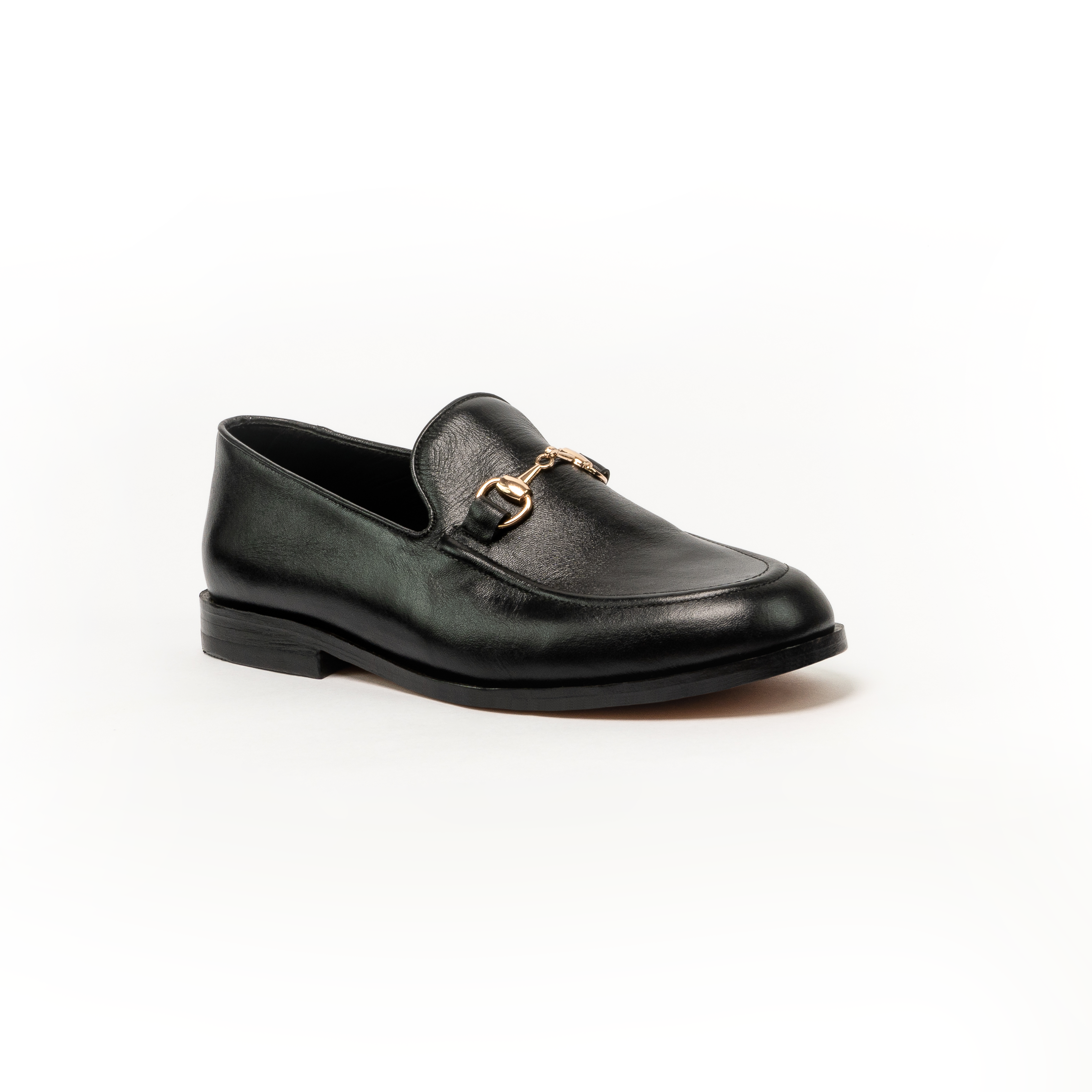 Penny loafers hebilla dorada