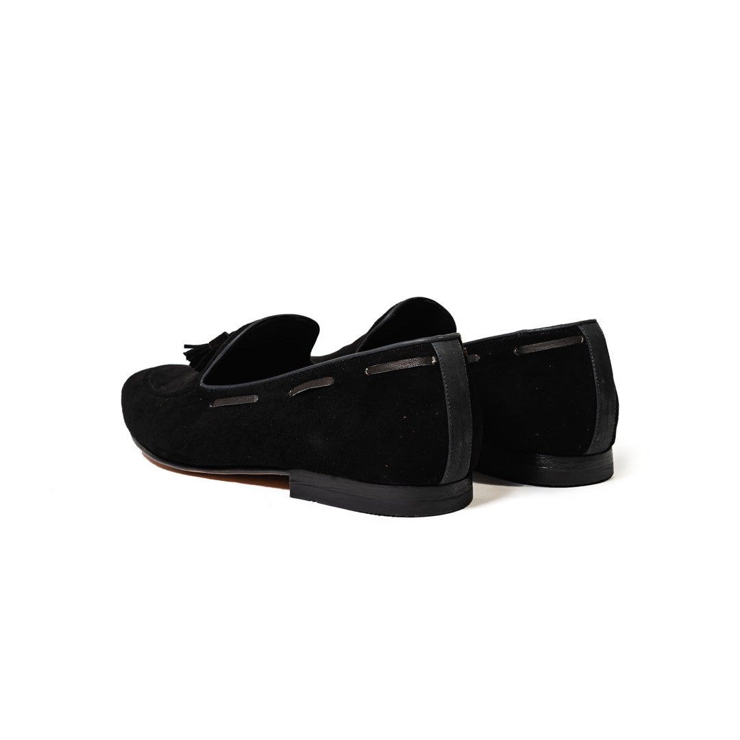 Loafers Gamuza Negra