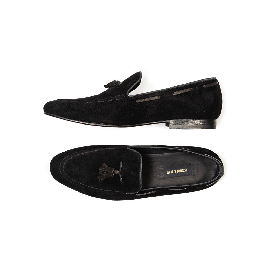 Loafers Gamuza Negra