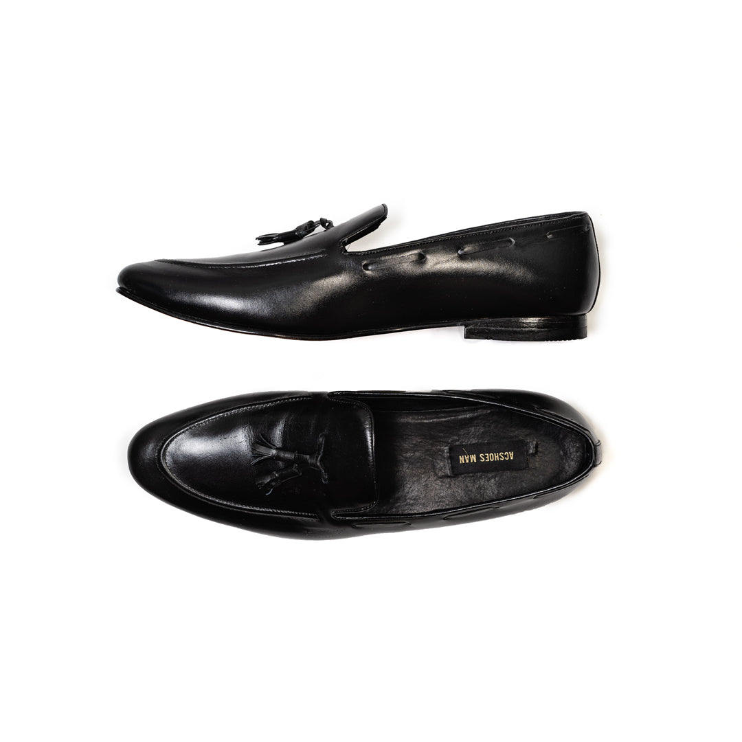 Loafers Cuero Negro