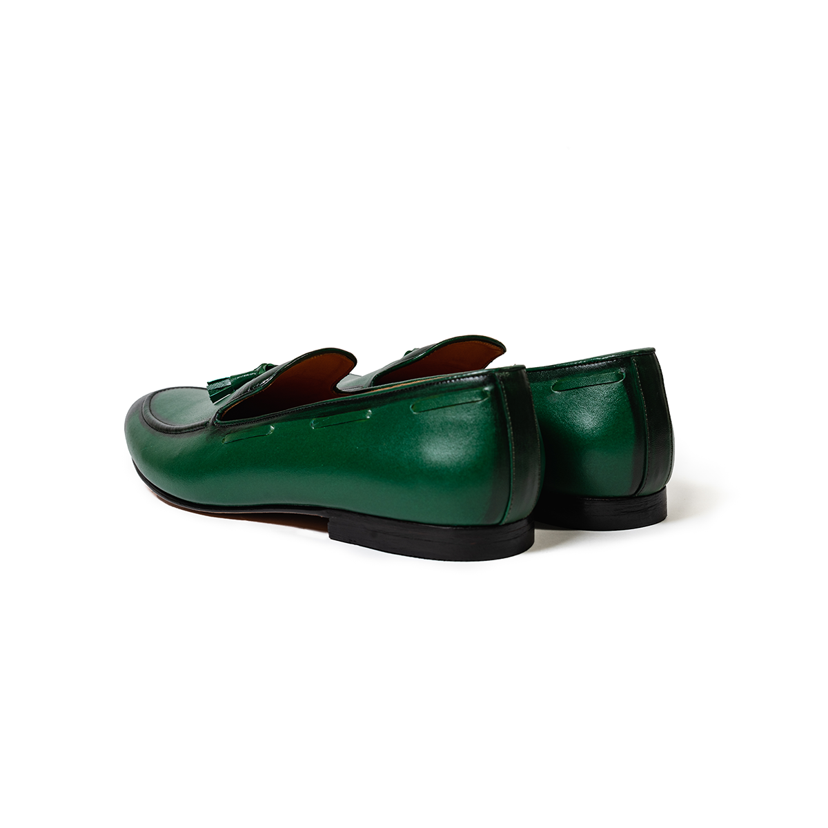 Loafers Cuero Verde