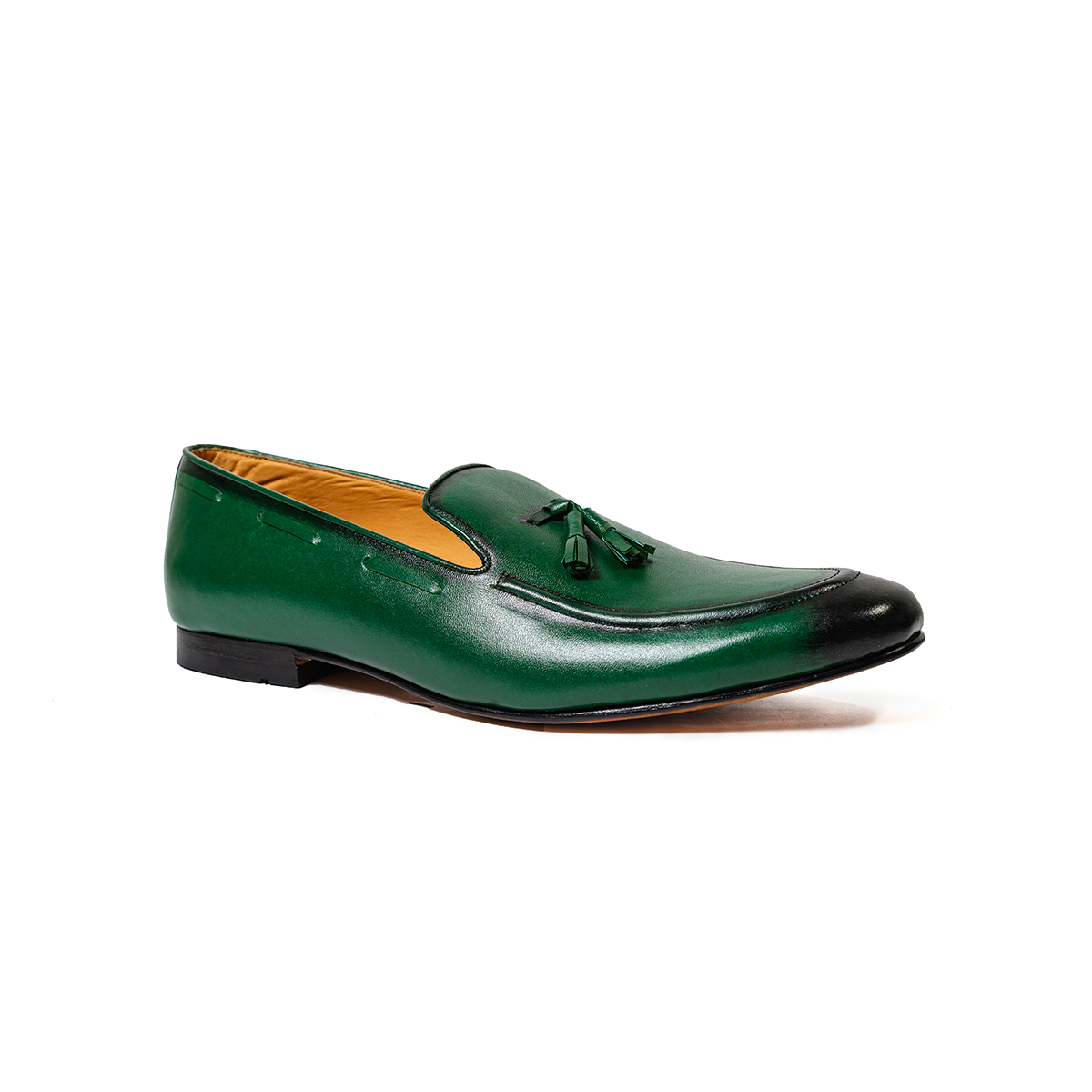 Loafers Cuero Verde