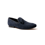 Loafer gamuza azul turqui