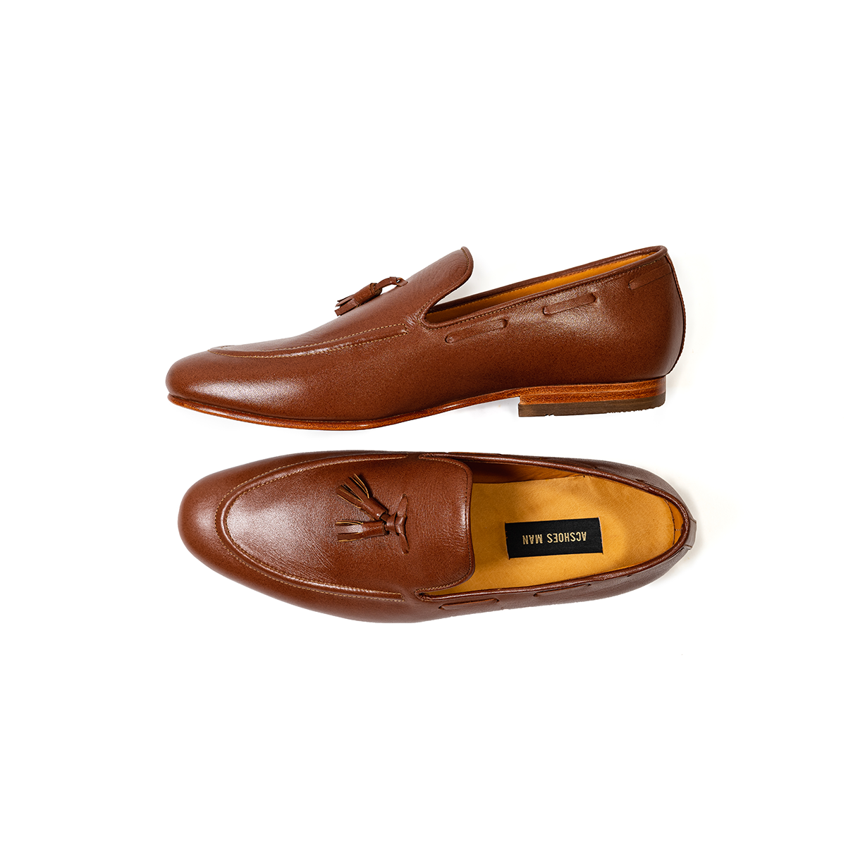 Loafers Cuero Coñac